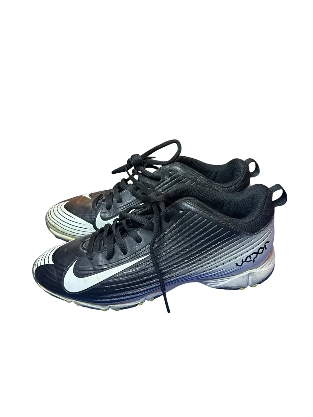 Nike Black and Yellow Softball baseballl plastic molded Cleats — Size 5 youth